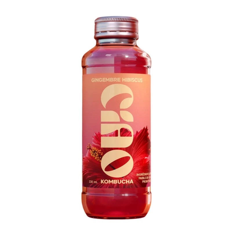 Kombucha Gingembre & Hibiscus - 330ml