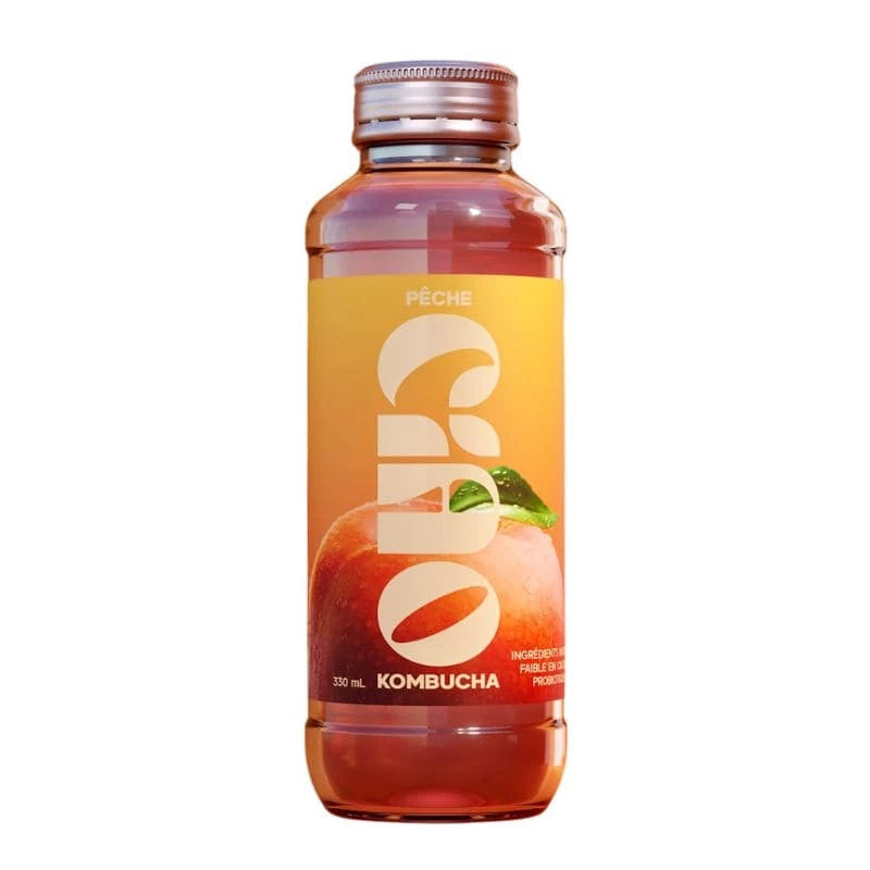 Kombucha Pêche - 330ml